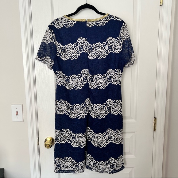 Blue Lace Dress - Picture 2 of 6